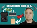 Transporting Firearms in NJ What To Know