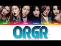 Lagu T-ARA (티아라) ORGR Color Coded Lyrics (Han/Rom/Eng)