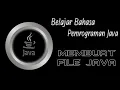 Belajar Bersama Bahasa Pemrograman JAVA Cara membuat file JAVA dengan IntelliJ IDEA