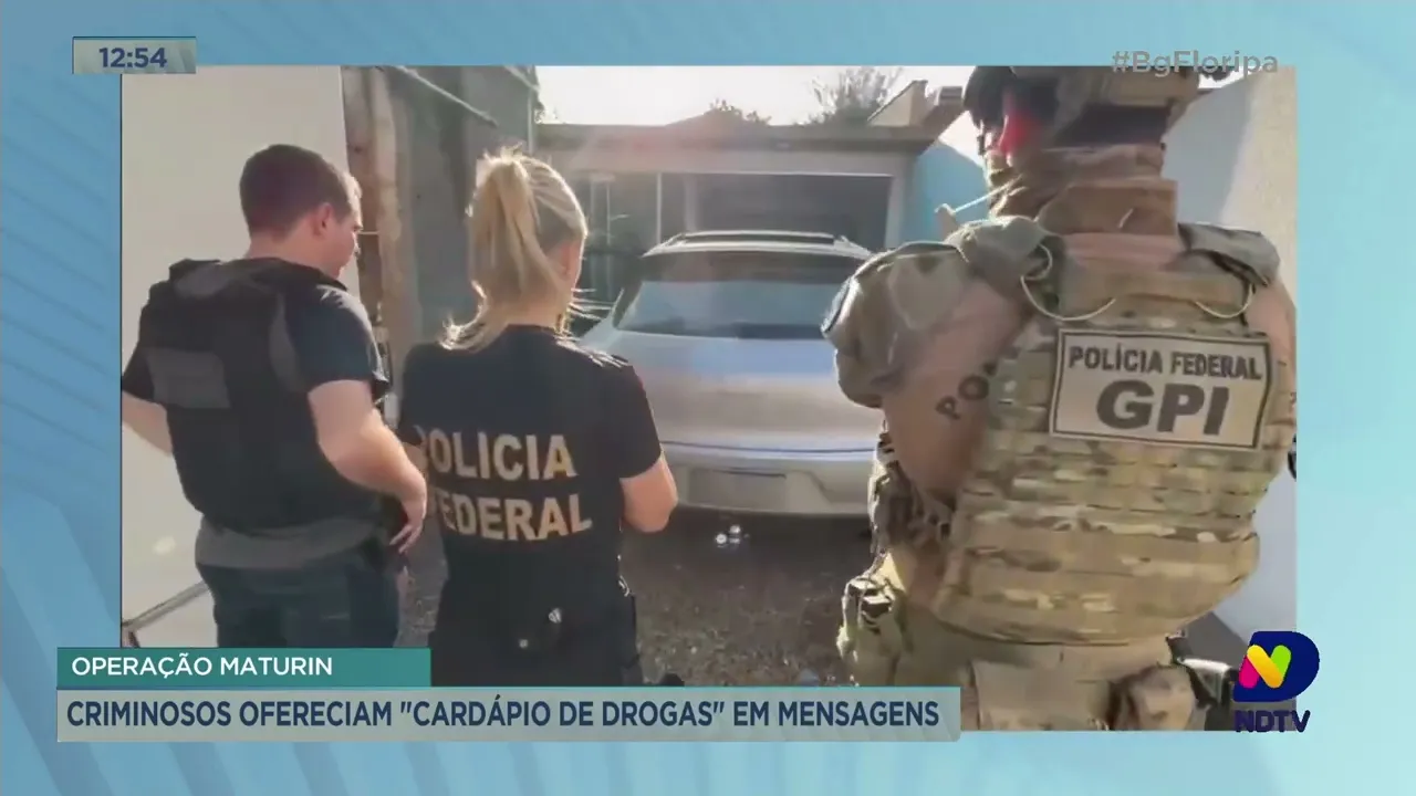 Operação Maturin: criminosos oferecem "cardápio de drogas" em mensagens