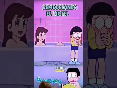 Nobita runs a Hot3l | Doraemon Cartoon #anime #doraemon #cartoon #hotel #girl #bathing #shorts
