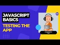 Javascript Tutorial in Tamil - Testing the App Become a Full Stack Developer