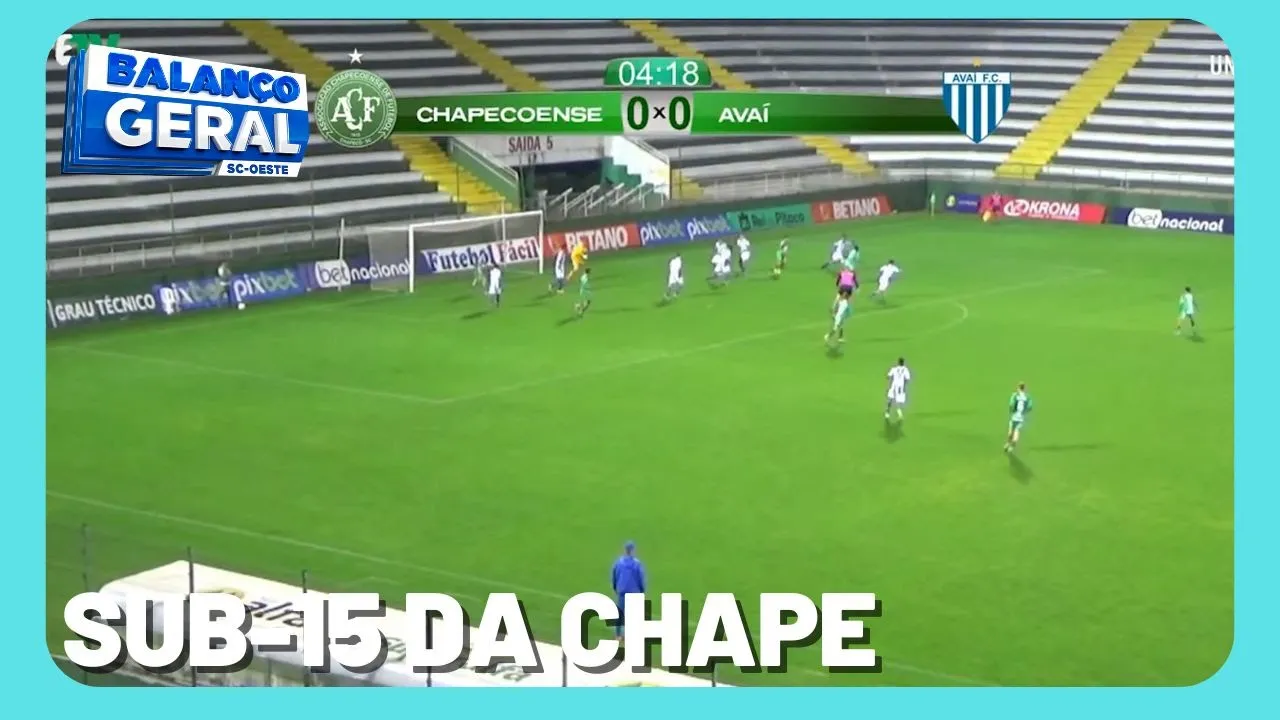 Chapecoense perde para o Avaí no sub-15