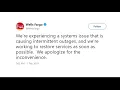 Wells Fargo experiencing issues with online banking mobile app
