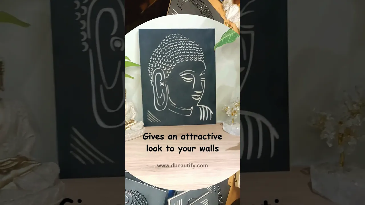 Lord Buddha  Layered Wall Art