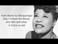 The Lady Is a Tramp - Ella Fitzgerald Lyrics (HD Quality)