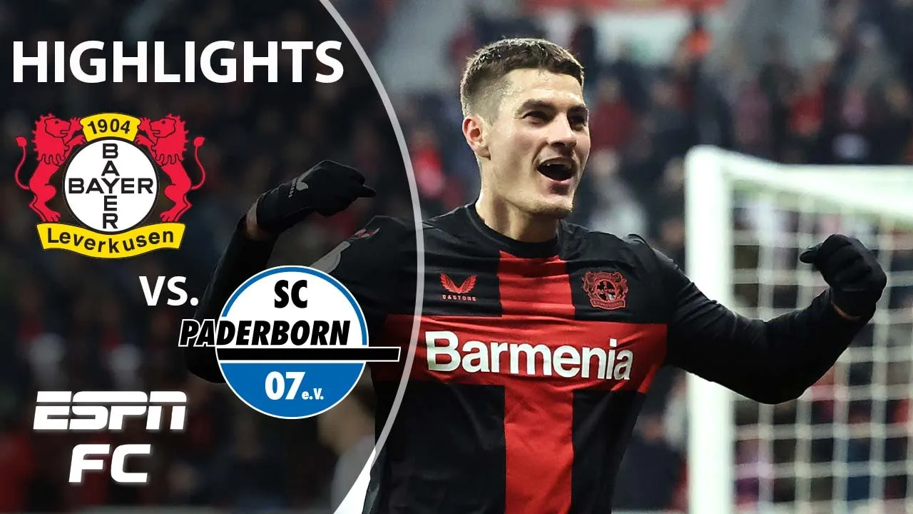 Bayer Leverkusen vs. SC Paderborn | German Cup Highlights ...