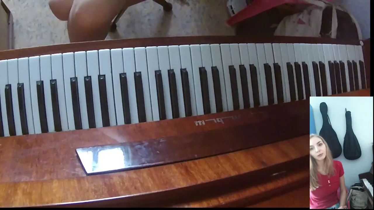 Урок фортепиано.Ноты