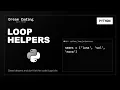 Python Loop Helpers Python Syntax to Fall Asleep To