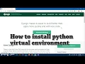 How to Install Python virtualenv Viirtual Environment on Windows 10