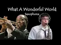 Download Lagu What A Wonderful World - Louis Armstrong | Saxophone Cover by WendaMusic