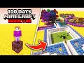 I Survived 100 Days in a LAVA ONLY WORLD in Minecraft Hardcore