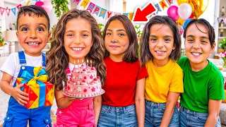 ECRİNE SÜRPRİZ DOĞUM GÜNÜ YAPTIK!!!POYRAZ ELİF!!!