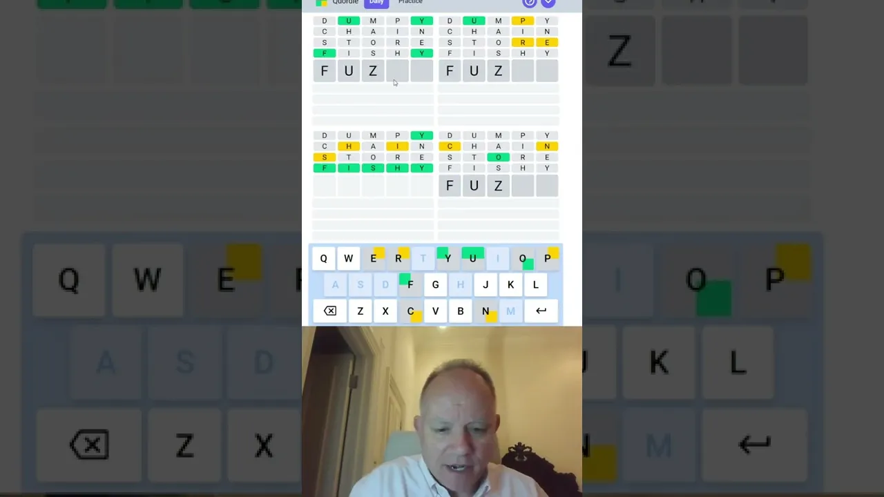 Quordle in a Minute 17th May 2022