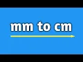 mm to cm mm to cm conversion how to convert mm to cm millimetre to centimetre conversion