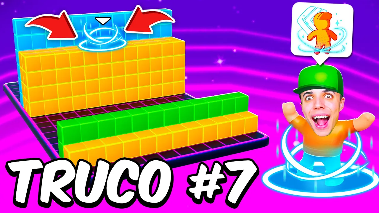 PROBÉ 10 TRUCOS con el NUEVO EMOTE ATRAVESAR en STUMBLE GUYS!