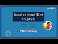 Access modifier in Java Tamil Java access specifier with example