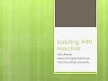 MarcEdit Webinar 5 Scripting with MarcEdit