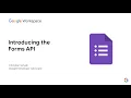 Introducing the Google Forms API