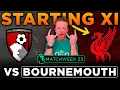 Lagu Arne slot MUST Start These 11 to Keep Liverpool ROLLING vs Bournemouth!