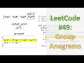 LeetCode 49 Group Anagrams Sort and Hash