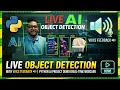 Live Object Detection with Voice Feedback Python AI Project Demo Real-Time Webcam