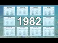 1982 Calendar