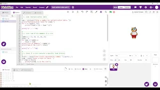 Basic Python Code - Part 2 Python Editor PictoBlox