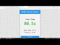 Math Sprint Game In JavaScript With Source Code Source Code Projects