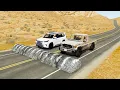 محاكي الحوادث BeamNG.drive | السرعة فوق المطبات 🚗💨 (87#)