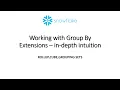 Working with Group By Extensions - ROLLUP CUBE GROUPING SETS
