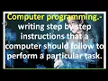 INTRODUCTION TO VISUAL PROGRAMMING FOR CBC GRADE 8