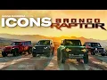 Ford Bronco Raptor Meets Jeep Wrangler Mercedes G-Wagen Land Rover Defender Jason Cammisa ICONS