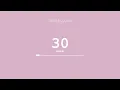30 Second Timer Pastel Pink Countdown Progress Bar
