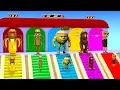 Download Lagu Long Slide Game with Cow Elephant Gorilla Hippopotamus Tiger 3d Animal Game Funny 3d Animals