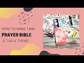MY PRAYER BIBLE GIANT PRINT HOW TO MAKE TABS