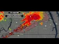 Mayfield Kentucky tornado - December 10 2021 doppler radar track and tornado warning polygons