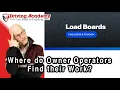 How do Owner Operators Find Work - CDL Driving Academy