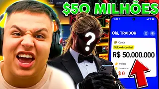 COLOQUEI $50 MILHÕES pra ver SE ELE ROUBA 😏 GTA RP (Paulinho o LOKO)