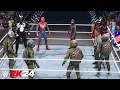 Download Lagu Spider-Man Universe Vs Teenage Mutant Ninja Turtles | Elimination Match - WWE 2K24 - PS5 [4K 60FPS]
