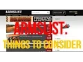 Armslist things to consider when and trading