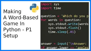 Make a Word-Based Adventure Game in Python - Part 1