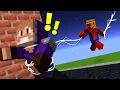 Meus amigos me prenderam então eu virei o HOMEM-ARANHA e fiz VINGANÇA no minecraft