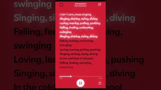 Swimming Pool Sped Up Marie Madeleine 