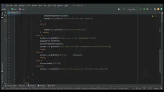 how to create ATM machine using java