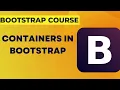 Containers in Bootstrap - 03 Bootstrap Tutorial