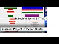 Final Year Python Project B -Unique ID generator Electricity Bill-tkinter