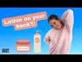 How to Put Lotion On Your Back Independently - Sunscreen Medicated Creams Self-Tanner