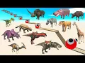 Download Lagu Animals vs Dinosaurs Lookie Trap Downhill - Animal Revolt Battle Simulator
