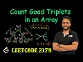 Count Good Triplets in an Array Leetcode 2179 Segment Tree